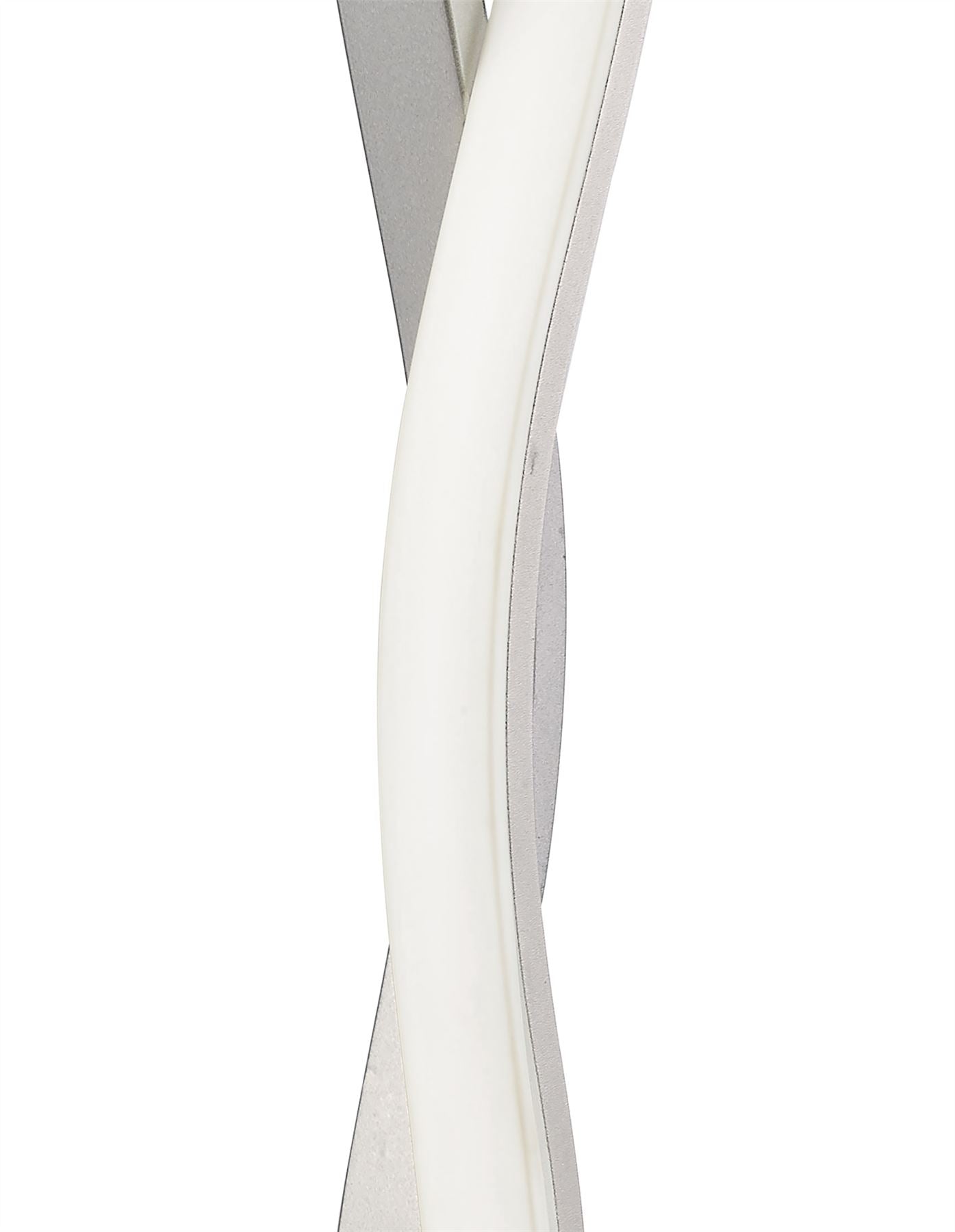 Mantra M4862 Sahara Table Lamp 6W LED 3000K, 420lm, Silver/Frosted Acrylic/Polished Chrome, 3yrs Warranty