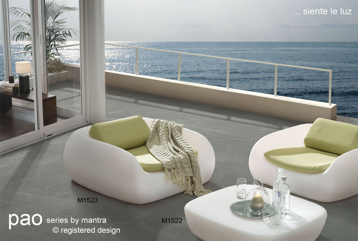 Mantra Pao Table Rechargeable LED RGB Outdoor IP65, Opal White, 3yrs Warranty Item Weight: 16.3kg Furniture