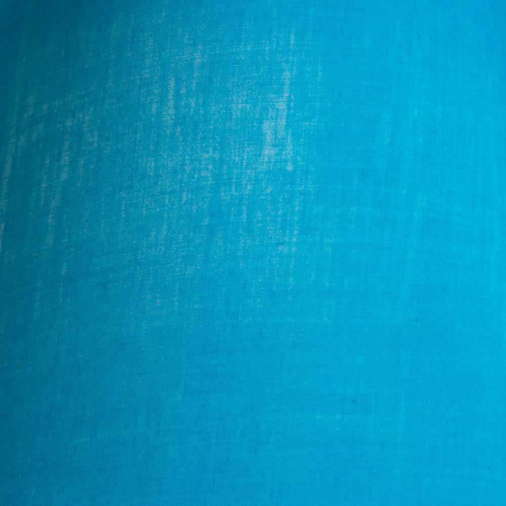 Oaks Lighting S501/8 Cotton Coolie Lampshade 200mm - Reversable Gimbal Light Shade - Bluebell