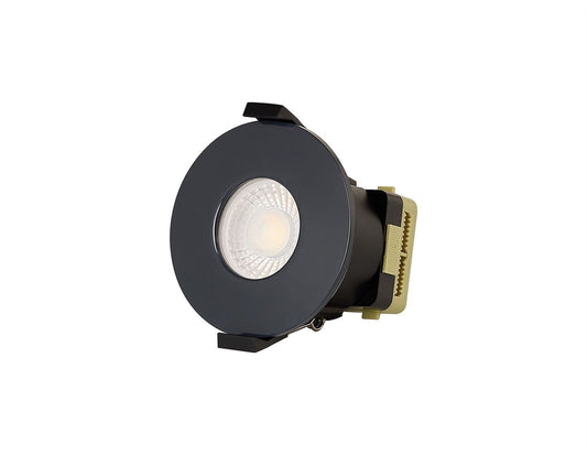 Trendi Switch Dimmable IP65 CCT LED Fire Rated Downlight in Navy Blue