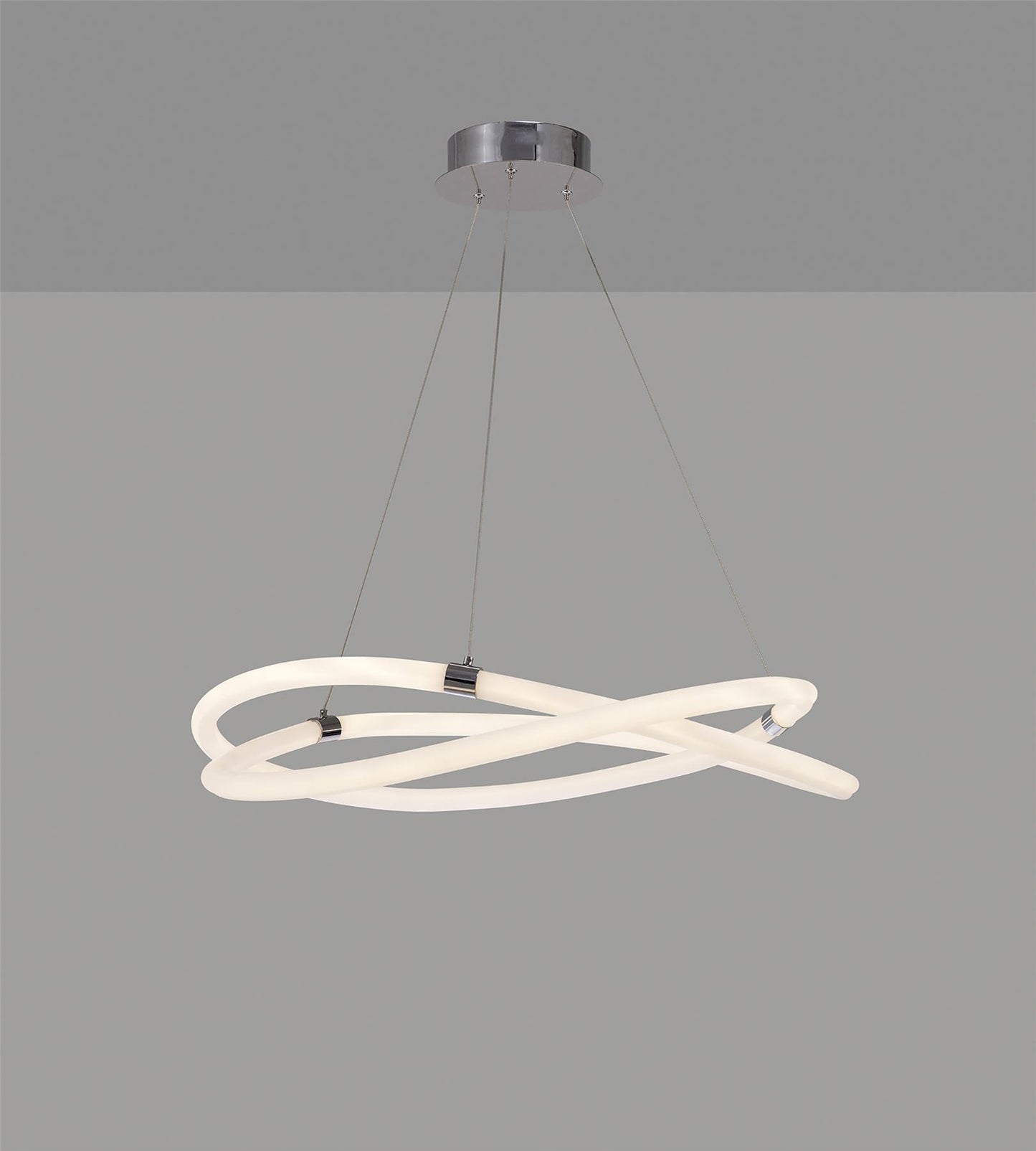 Mantra Infinity II 73cm Ceiling Light, 60W LED, 3000K, 4500lm, IP20, Chrome, 3yrs Warranty