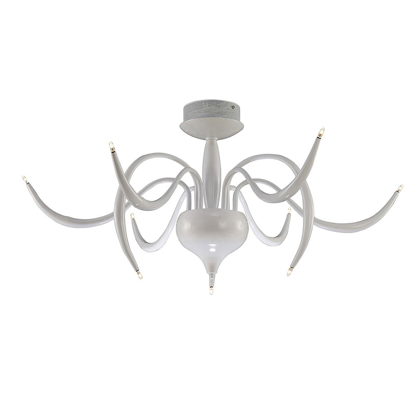 Diyas Llamas 96cm  9 Light G4 White, NOT LED/CFL Compatible Ceiling Light Fitting