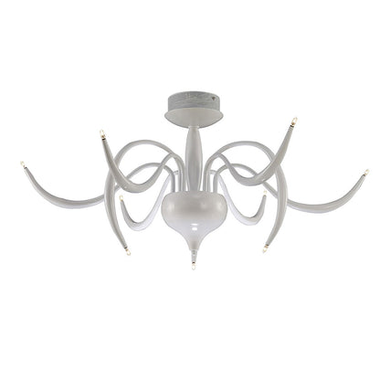 Diyas Llamas 96cm  9 Light G4 White, NOT LED/CFL Compatible Ceiling Light Fitting