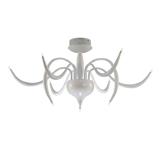 Diyas Llamas 96cm  9 Light G4 White, NOT LED/CFL Compatible Ceiling Light Fitting