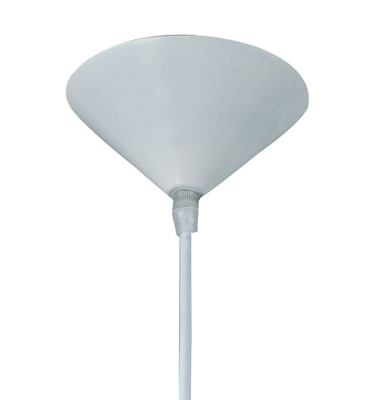 Deco Chester 1 Light E27 Pendant, Frosted Alabaster Glass with White Suspension Kit