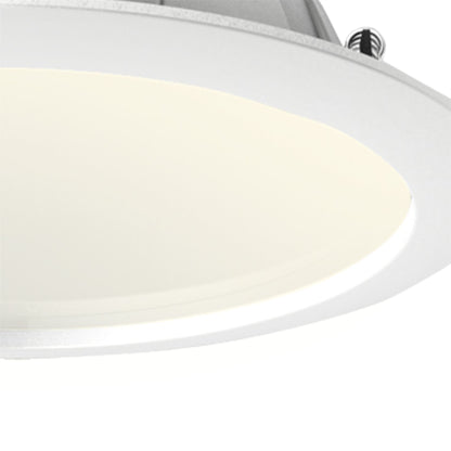 Mantra Fusion Fusion M6392 Graciosa 18cm Round LED Downlight, 15.3W, 3000K, 1100lm, White, Cut Out 150mm, IP44, 3yrs Warranty