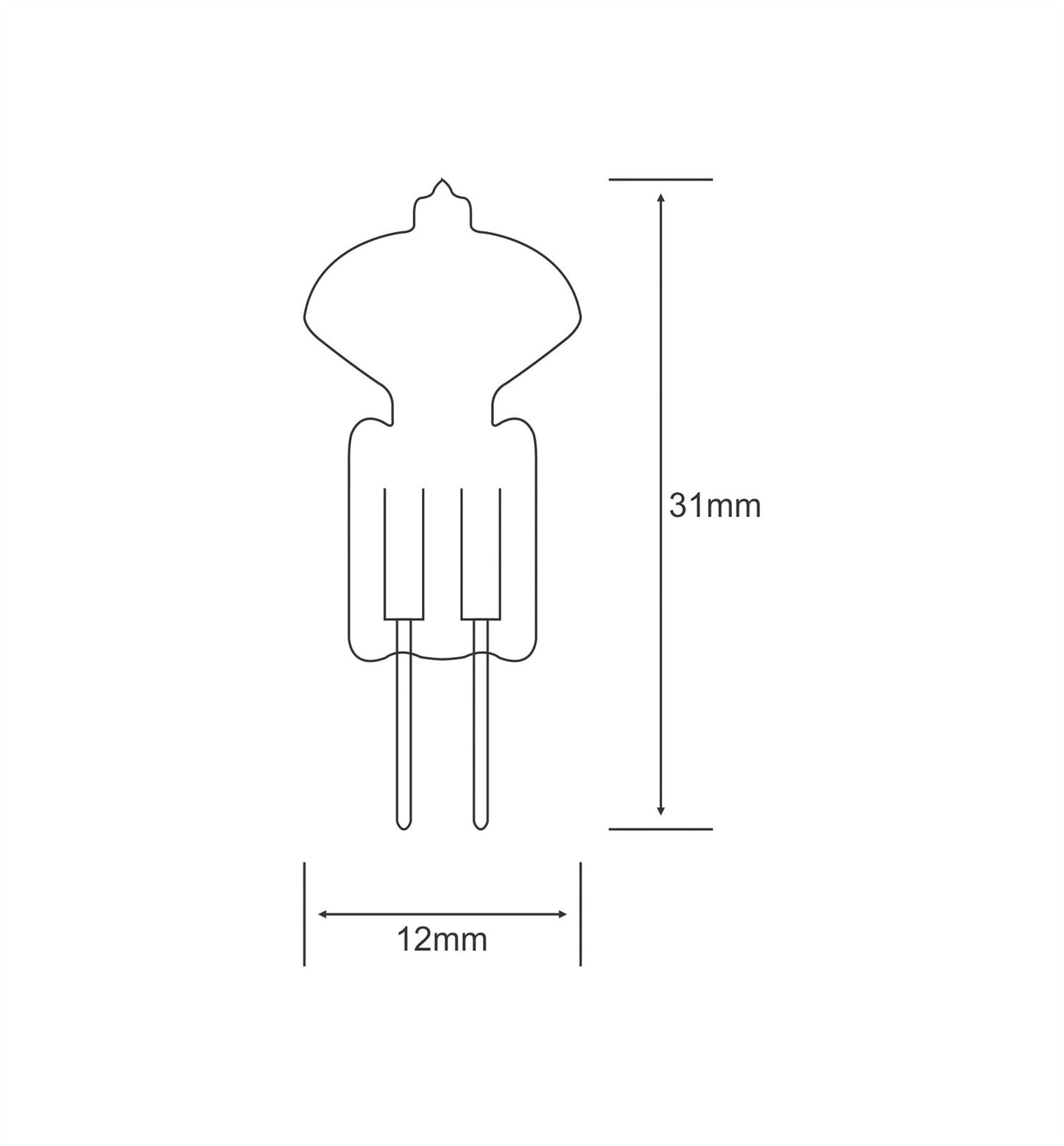 Luxram Halogen Super Star Axial Reflector 12V G4 20W Halogen