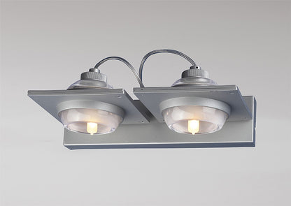 Mantra (0040 006) Ull Wall Light 2 Light G9 Silver Grey