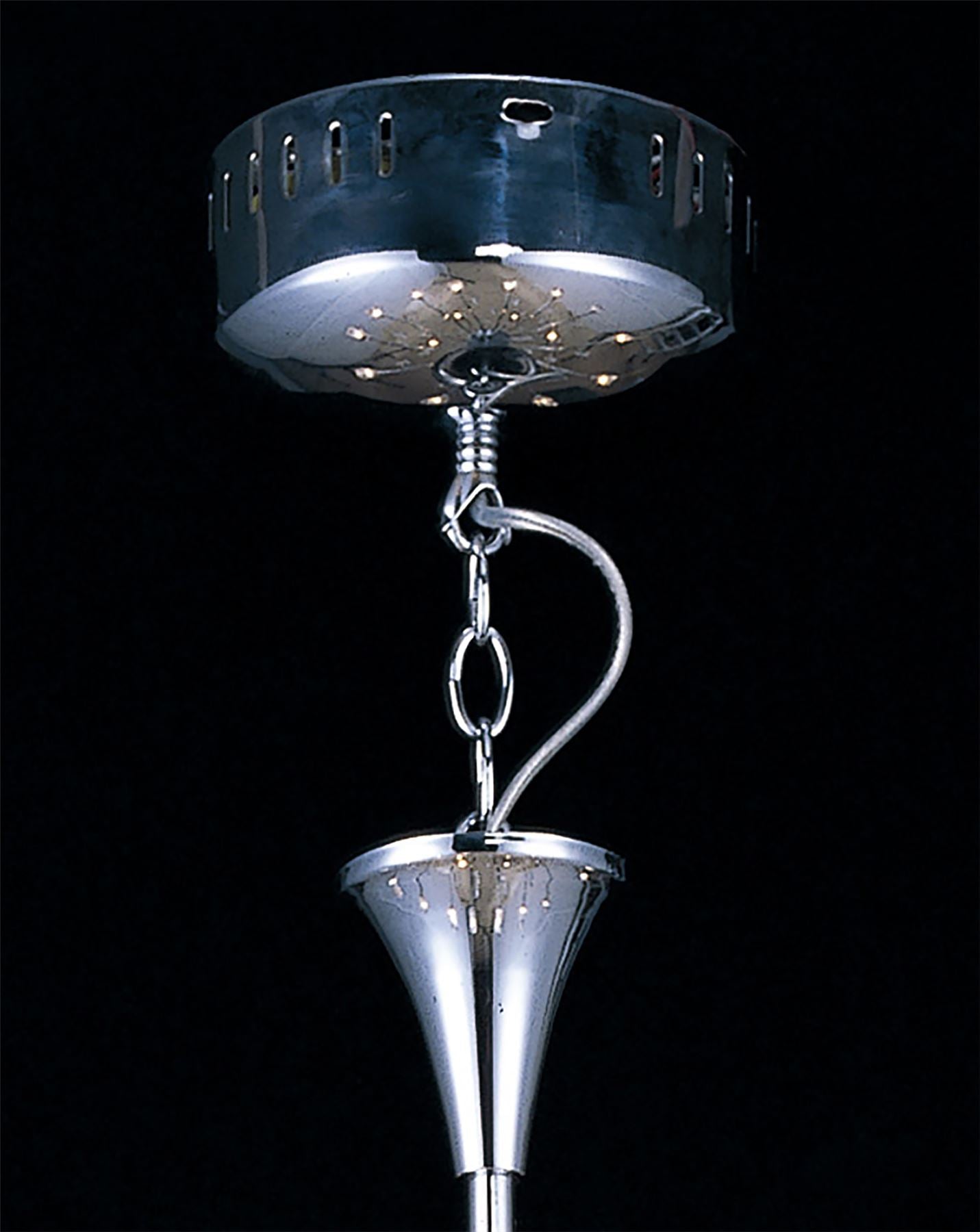 Diyas Bouquet 66cm  18 Light G4 Polished Chrome/Crystal, NOT LED/CFL Compatible Ceiling Pendant Light Fitting