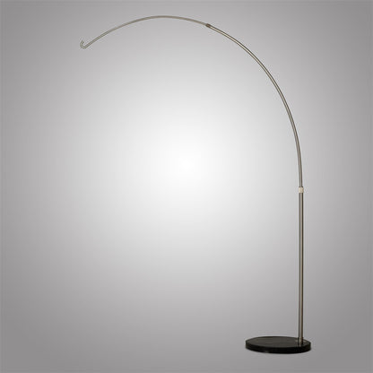 Mantra Fusion Kinke Long Reach Floor Stand with Hook, Stainless Steel/Black Marble, 2.5kg Maximum Load, 2yrs Warranty Item Weight: 15kg Exterior