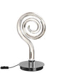 Mantra Adaggio Iris Crystal Table Lamp, 10W LED, 3000K, 800lm, Polished Chrome/Clear, Made In Spain, 3yrs Warranty