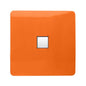 Trendi Artistic Modern Glossy Tactile RJ45 Cat 5e Ethernet Socket Orange