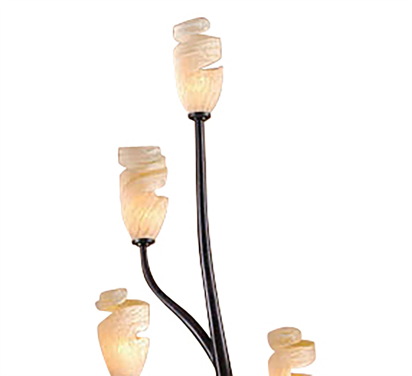 Mantra Forest Floor Lamp 4 Light G9, Brown/Black Oxide, NOT LED/CFL Compatible