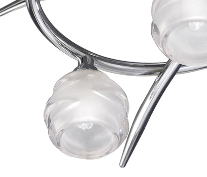 Mantra M1804 Loop Ceiling 3 Light G9 ECO, Polished Chrome