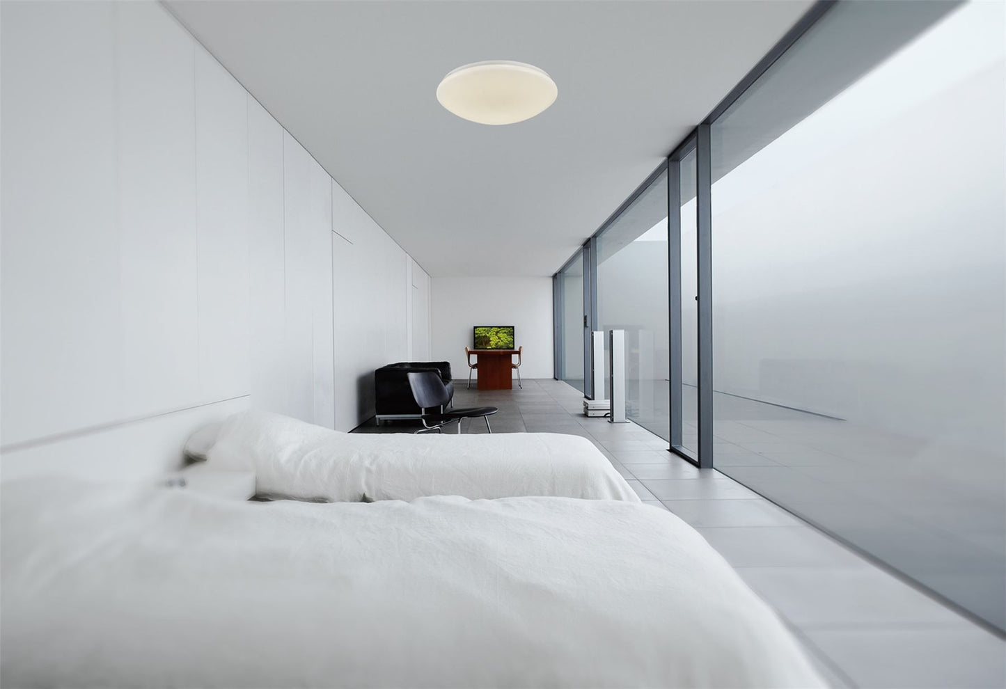 Deco Helios Ceiling Light,500mm Round,30W 1800lm LED White 4000K