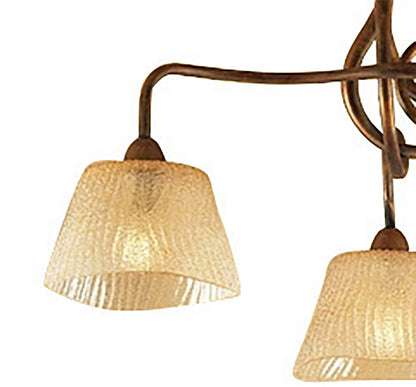 Mantra (0039 003) Tentacle 57cm Ceiling 3 Light E14, Rustic Gold
