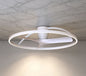 Nepal II 1m 44W LED Dimmable Light With Built-In 32W DC Reversible Fan, White Finish c/w Remote Control, 7700lm, 5yrs Warranty