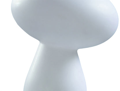 Mantra Pao Table Lamp 2 Light CFL In Line Switch Indoor, Opal White