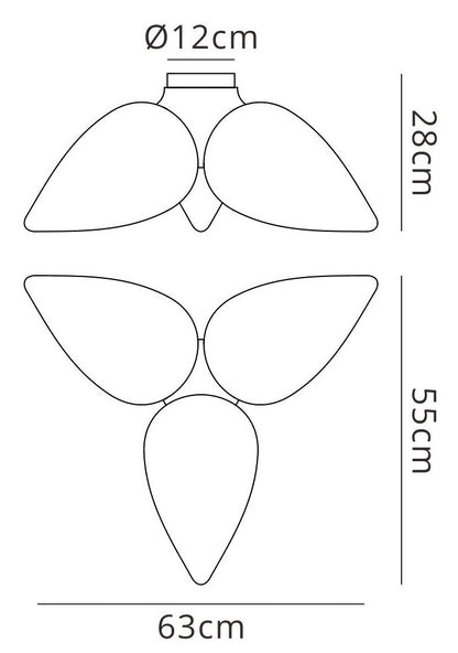 Mantra Palma Ceiling 3 Light CFL Outdoor IP44, Matt White/Opal White