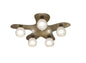 Mantra M1829 Loop Ceiling 5 Light G9 ECO, Antique Brass