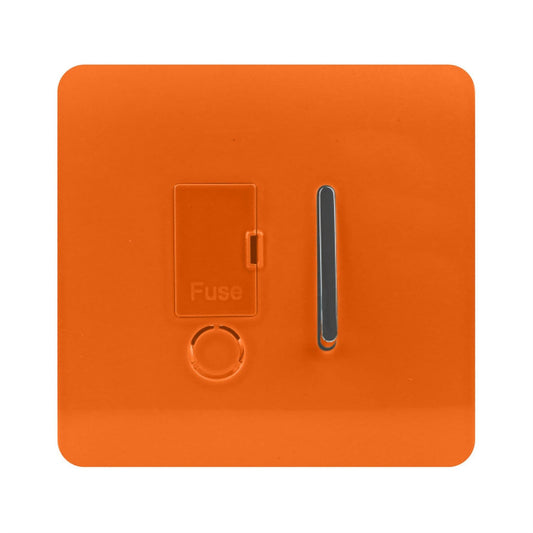Trendi Artistic Modern Glossy Tactile Fused Spur Switch Orange