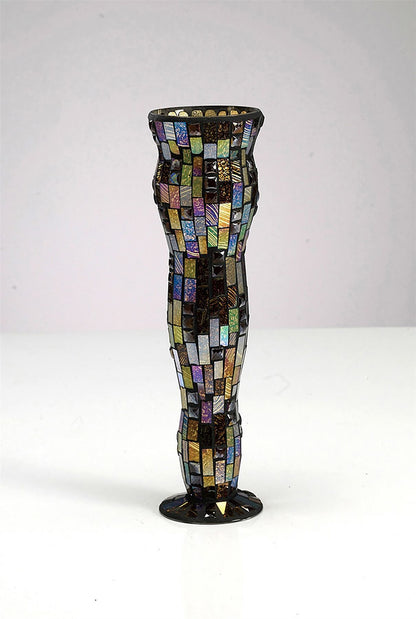 Diyas Home (DH) Luana Mosaic Vase Small Multi-Colour Mosaic