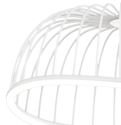 Mantra Celeste Pendant 61cm Round, 30W LED, 3000K, 2100lm, White, 3yrs Warranty
