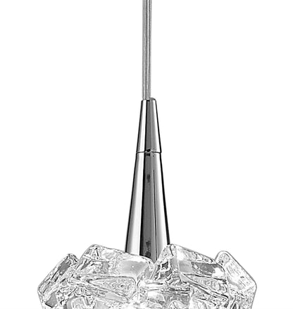 Mantra M3953 Artic Pendant 1 Light G9 Small, Polished Chrome