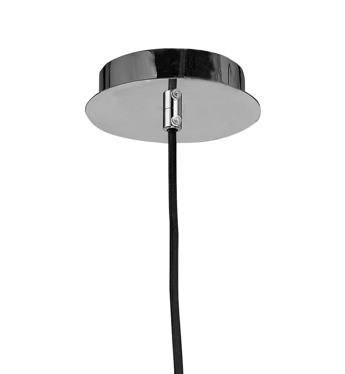 Mantra M4824 Triangle Pendant Small 1 Light E27, Beech/Polished Chrome