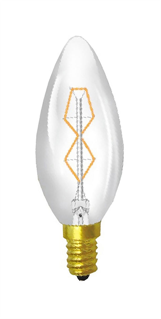 Luxram Rustica Candle/S E14 Tinted 25W Incandescent