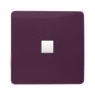 Trendi Switch 1 Gang RJ45 Cat 6 Modern Designer PC Ethernet Socket in Plum