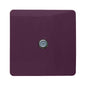 Trendi 1 Gang Artistic Modern Glossy Screwless Television Satellite Socket Plum