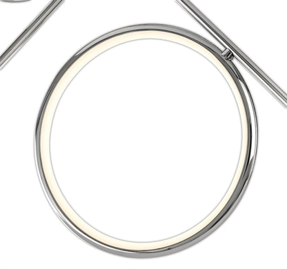 Mantra Olimpia Ceiling Light, 36W LED, 3000K, 2700lm, IP20, Chrome, 3yrs Warranty