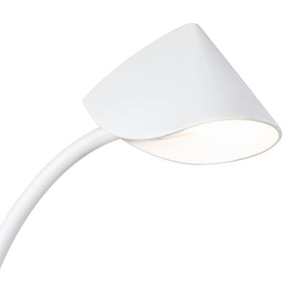 Mantra Capuccina Large 1 Light Table Lamp, 8.5W LED, 3000K, 610lm, White, 3yrs Warranty