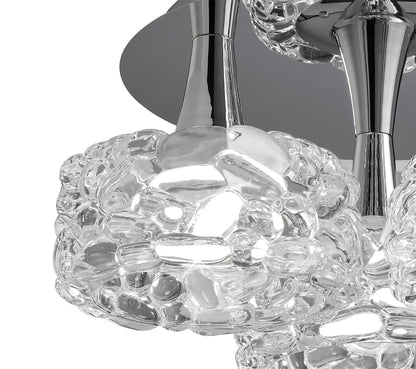 Mantra M3935 O2 Ceiling 3 Light E27 Large, Polished Chrome