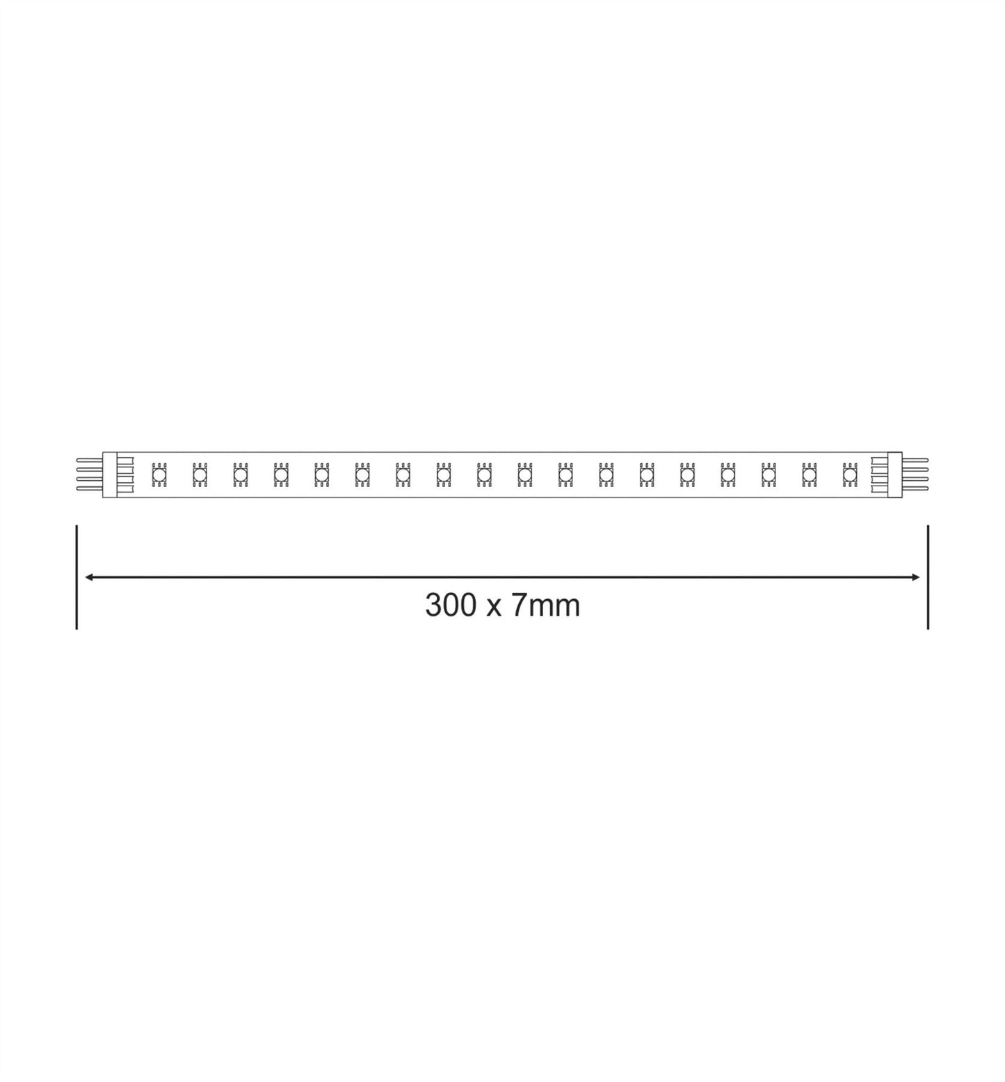 Techtouch Fluid Warm White Kit 4x12 LED Flexible Strip (4W) Strip