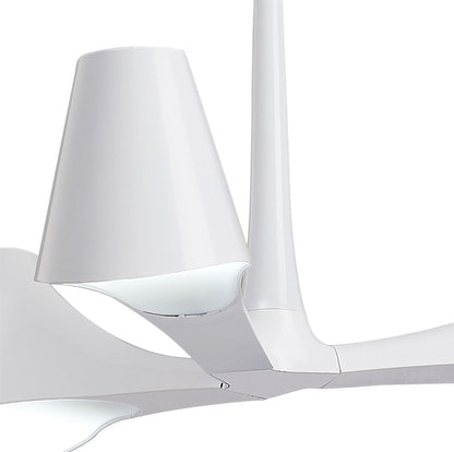 Mantra Ora 70cm Telescopic Convertible To Semi Flush 3 Light E27, Gloss White/White Acrylic/Polished Chrome, CFL Lamps INCLUDED