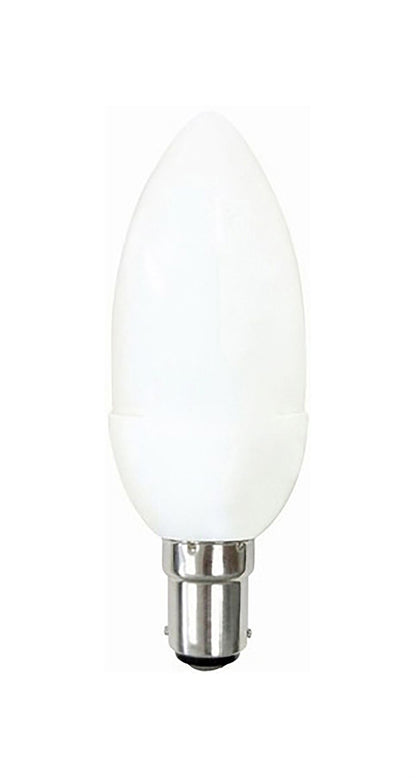 Luxram Extra Mini Sup Candle Extra Mini Supreme Candle B15 9W 2700K Compact Fluorescent Compact