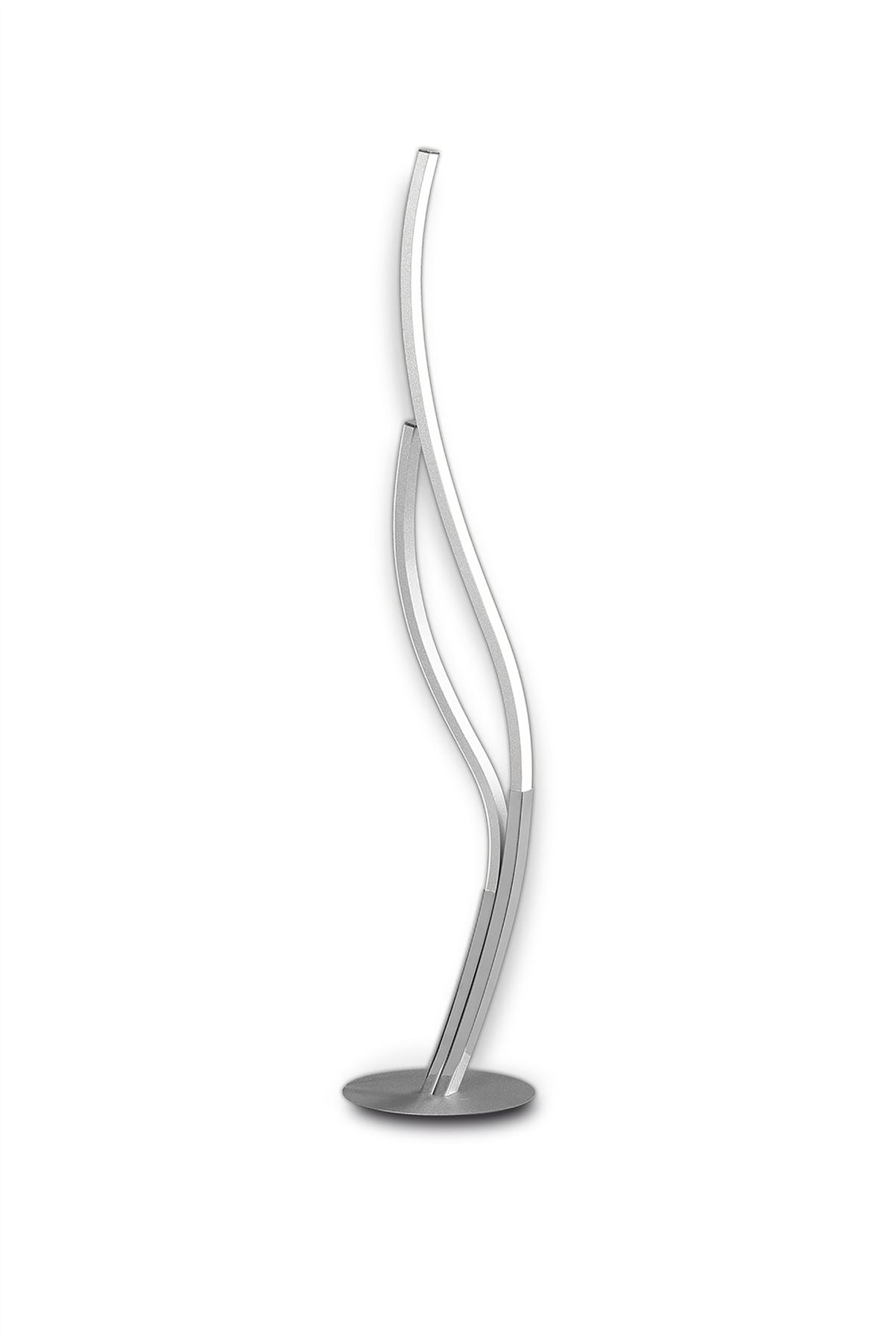 Mantra M6110 Corinto Table Lamp 84cm, 12W LED, 3000k, 960lm, Silver Chrome, Touch Dimmer, 3yrs Warranty