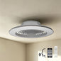 Alisio XL 73.5cm 95W LED Dimmable Ceiling Light & 58W DC Reversible Fan, Silver Finish c/w Remote Control, APP & Alexa/Google Voice Control, 5900lm