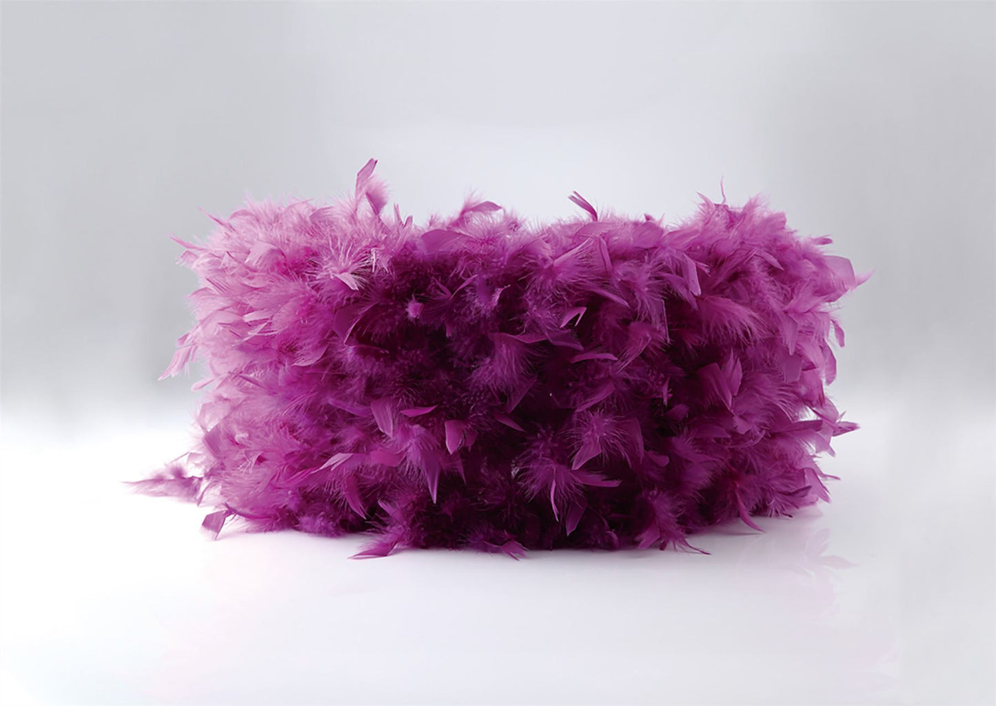 Diyas Arqus Feather Shade Aubergine 330mm x 200mm