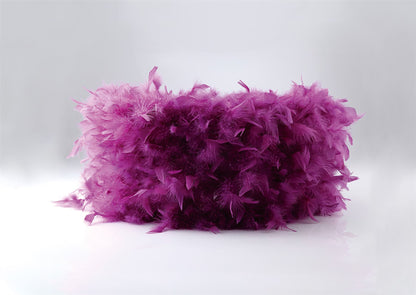 Diyas Arqus Feather Shade Aubergine 330mm x 200mm
