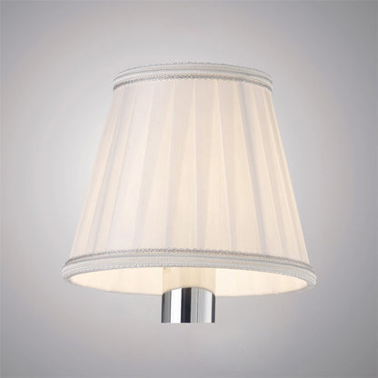 Diyas Willow Clip On Shade White 80/130mm x 110mm