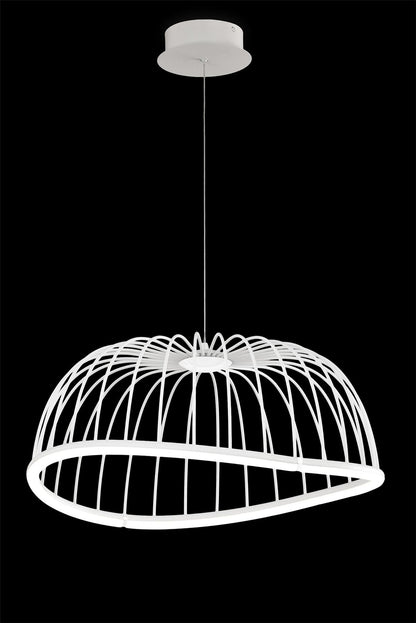 Mantra Celeste Pendant 61cm Round, 30W LED, 3000K, 2100lm, White, 3yrs Warranty
