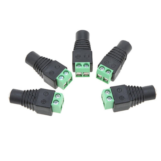 Techtouch LED Strips (Pack Of 5) Dc Plug Adapter Strip