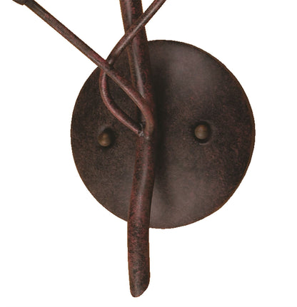 Mantra (0024 005) Florida Wall Light Switched 2 Light E14, Brown/Black Oxide