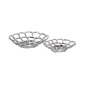 Diyas Home Ceramics (DH) Set Of Plates Polished Chrome Ceramic Ceramics