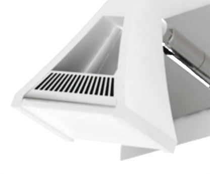 Mantra Fusion Filippo Linear Spot Light 2 Light LED 10W 3000K, 900lm, Matt White/Polished Chrome, 3yrs Warranty