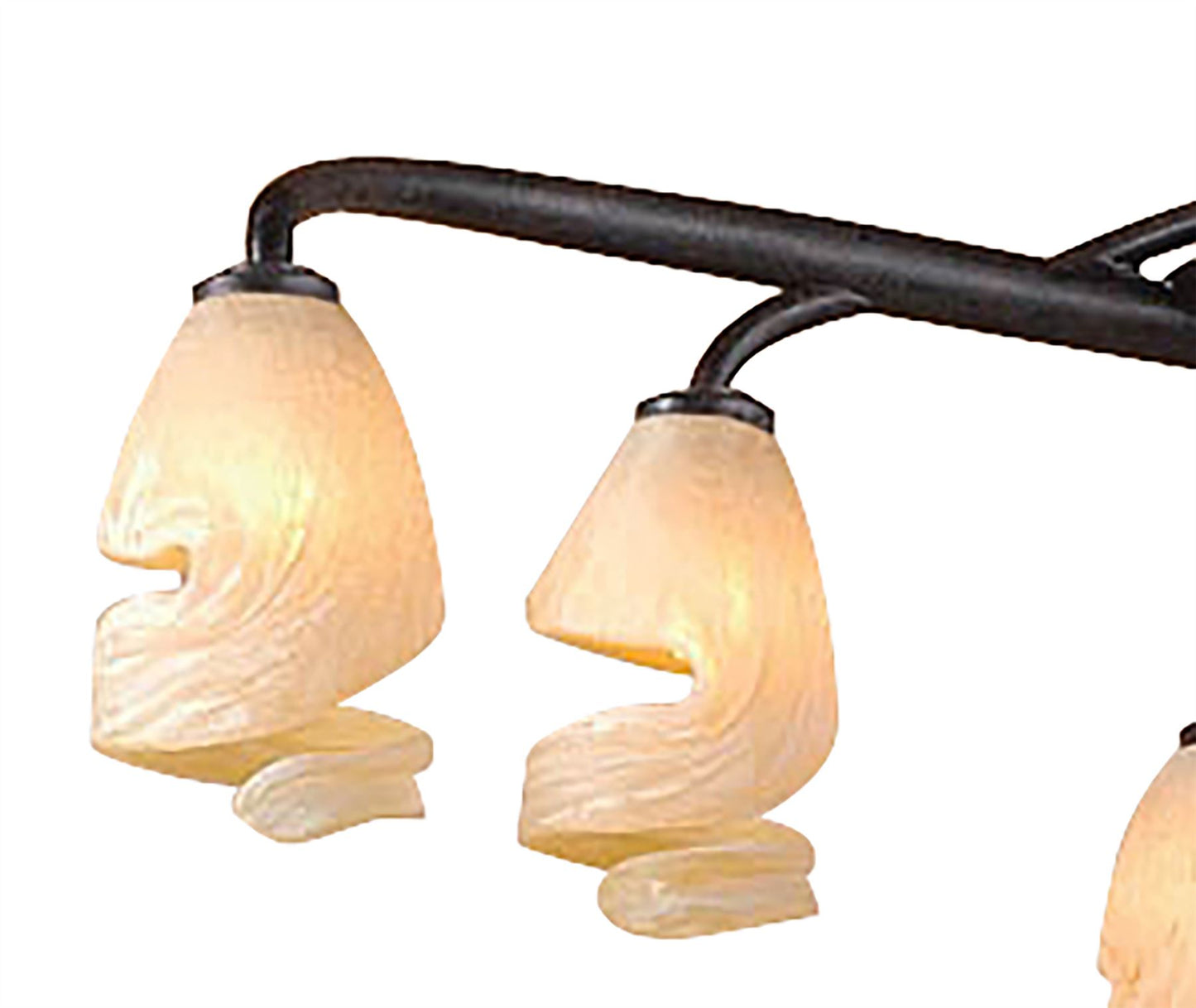 Mantra Forest 60cm Pendant 3 Arm 6 Light G9, Brown/Black Oxide