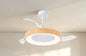 Niseko Fan S 40cm 45W LED Dimmable Ceiling Light With Built-In 25W DC Fan, 2700-5000K Remote Control, 5000lm, Wood, 5yrs Warranty